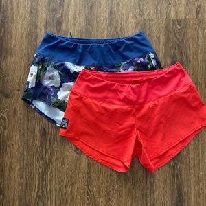 Oiselle 2 pack running shorts